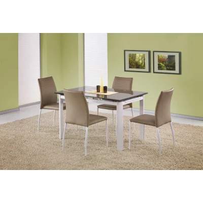 ALSTON TABLE BEIGE / WHITE